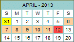 Fri. April 12, 2013