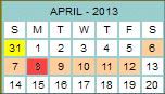Mon. April 8, 2013