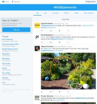 The #NGBPlantNerds Twitter feed