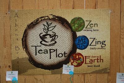 Seen @ Spring Trials 2016.: New from Athena Brazil® @ GroLink Spring Trials 2016.  Tea from the Tea Plot Collection.  Featuring 'Zen', a calming brew, 'Zing' a fruit medley and 'Down to Earth' basic blend.
